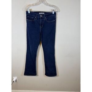Levi's Womens Jeans 315 Shaping Bootcut Dark Wash Blue 27